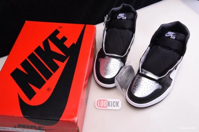 AIR CD0461-001 OG JORDAN HIGH SILVER WMNS 1 TOE 1013